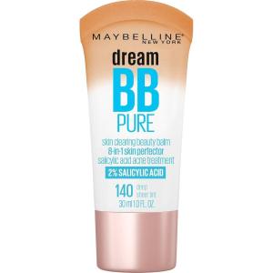 imageMaybelline Dream Pure Skin Clearing BB Cream 8in1 Skin Perfecting Beauty Balm With 2 Salicylic Acid Sheer Tint Coverage OilFree LightMedium 1 Count140 DEEP