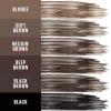 imageMaybelline Tattoo Studio Brow Styling Gel Waterproof Eyebrow Make Up Brow Tint for Up to 36HR Wear Soft Brown 1 Count264 BLACK