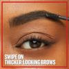 imageMaybelline Tattoo Studio Brow Styling Gel Waterproof Eyebrow Make Up Brow Tint for Up to 36HR Wear Soft Brown 1 Count264 BLACK