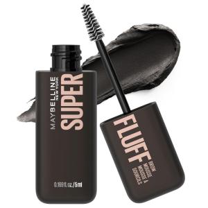 imageMaybelline Superfluff Volumizing Brow Mousse All Day Tinted Brow Gel For Soft Full Brows Deep Brown 1 CountBLACK