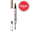 imageMaybelline BuildABrow 2in1 Brow Pen and Sealing Eyebrow Gel Eyebrow Makeup for RealLooking Fuller Brows Deep Brown 1 Count250 BLONDE