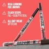 imageMaybelline BuildABrow 2in1 Brow Pen and Sealing Eyebrow Gel Eyebrow Makeup for RealLooking Fuller Brows Deep Brown 1 Count255 SOFT BROWN