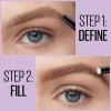 imageMaybelline Express Brow 2In1 Pencil and Powder Eyebrow Makeup Deep Brown 1 Count260 DEEP BROWN