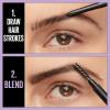 imageMaybelline Express Brow 2In1 Pencil and Powder Eyebrow Makeup Deep Brown 1 CountLight Blonde