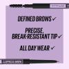 imageMaybelline Express Brow Ultra Slim Eyebrow Makeup Brow Pencil with Precision Tip and Spoolie for Defined Eyebrows Black Brown 1 Count250 BLONDE