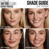 imageMaybelline TattooStudio Brow Pomade Long Lasting Buildable Eyebrow Makeup Ash Brown 1 Count374 SOFT BROWN