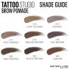 imageMaybelline TattooStudio Brow Pomade Long Lasting Buildable Eyebrow Makeup Ash Brown 1 Count374 SOFT BROWN