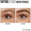 imageMaybelline TattooStudio Brow Pomade Long Lasting Buildable Eyebrow Makeup Ash Brown 1 Count376 MEDIUM BROWN