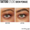 imageMaybelline TattooStudio Brow Pomade Long Lasting Buildable Eyebrow Makeup Ash Brown 1 Count380 DEEP BROWN