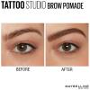 imageMaybelline TattooStudio Brow Pomade Long Lasting Buildable Eyebrow Makeup Ash Brown 1 CountAuburn