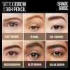 imageMaybelline TattooStudio Waterproof Eyebrow Pencil Sharpenable Longwear Long Lasting Pigmented Eyebrow Pencil for Defined Brows Blonde 1 Count248 LIGHT BLONDE