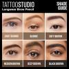 imageMaybelline TattooStudio Waterproof Eyebrow Pencil Sharpenable Longwear Long Lasting Pigmented Eyebrow Pencil for Defined Brows Blonde 1 Count250 BLONDE