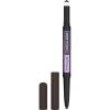 imageMaybelline Express Brow 2In1 Pencil and Powder Eyebrow Makeup Deep Brown 1 Count262 Black Brown