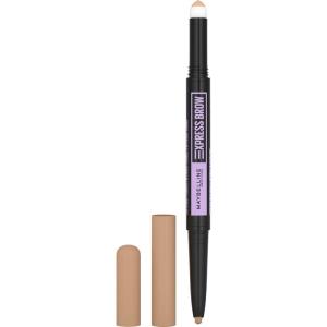 imageMaybelline Express Brow 2In1 Pencil and Powder Eyebrow Makeup Deep Brown 1 Count248 Light Blonde