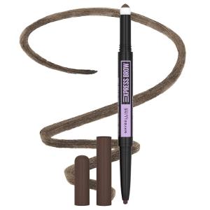 imageMaybelline Express Brow 2In1 Pencil and Powder Eyebrow Makeup Deep Brown 1 Count260 DEEP BROWN