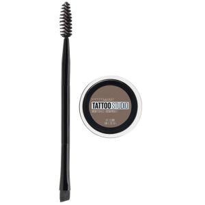 imageMaybelline TattooStudio Brow Pomade Long Lasting Buildable Eyebrow Makeup Ash Brown 1 Count372 BLONDE