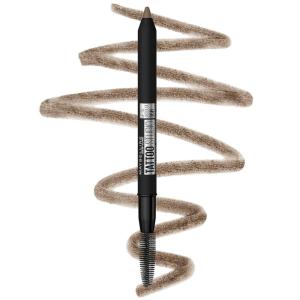imageMaybelline TattooStudio Waterproof Eyebrow Pencil Sharpenable Longwear Long Lasting Pigmented Eyebrow Pencil for Defined Brows Blonde 1 Count250 BLONDE