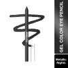 imageMaybelline TattooStudio LongLasting Sharpenable Eyeliner Pencil Glide on Smooth Gel Pigments with 36 Hour Wear Waterproof Deep Onyx 1 Count983 METALLIC NIGHTS