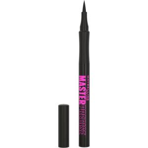 imageMaybelline Master Precise All Day Liquid Eyeliner Waterproof Eyeliner Makeup for up to 30HR Wear Cobalt Blue 1 CountSATIN BLACK