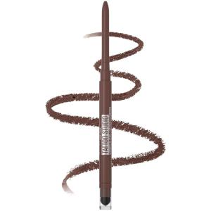 imageMaybelline Tattoo Studio Automatic Gel Pencil Waterproof Eyeliner Blendable Smudge Resistant Matte Eyeliner For Up To 36HR Wear Midnight Mocha Smokey Gray Packaging May VaryExpressotini Smokey Brown