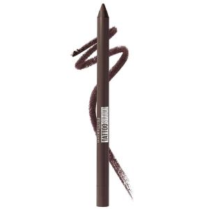 imageMaybelline TattooStudio LongLasting Sharpenable Eyeliner Pencil Glide on Smooth Gel Pigments with 36 Hour Wear Waterproof Deep Onyx 1 Count910 BOLD BROWN
