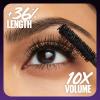 imageMaybelline The Falsies Surreal Extensions Washable Mascara Volumizing Lengthening Mascara Make Up Meta Black 1 CountMETA BLACK