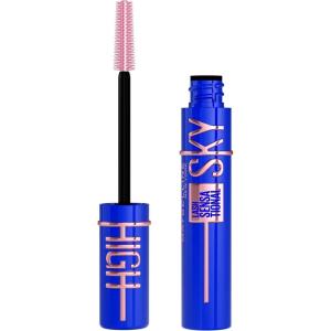 imageMaybelline Lash Sensational Sky High Washable Mascara Makeup Volumizing Lengthening Defining Curling Multiplying Buildable Formula Very Black 1 CountBLUE MIST