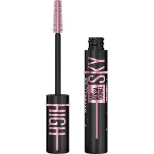 imageMaybelline Lash Sensational Sky High Washable Mascara Makeup Volumizing Lengthening Defining Curling Multiplying Buildable Formula Very Black 1 CountCOSMIC BLACK