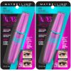 imageMaybelline Volum Express The Falsies Washable Fiber Mascara Volumizing and Separating Make Up Formula Brownish Black 1 CountWASHABLE BLACKEST BLACK 2 COUNT
