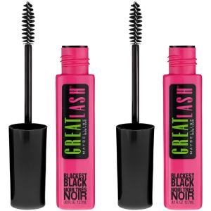 imageMaybelline Great Lash Clear Mascara Conditioning Formula for Lashes and Eyebrows for a Natural Eye Makeup Look 2 CountBlackest Black