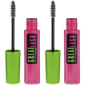 imageMaybelline Great Lash Clear Mascara Conditioning Formula for Lashes and Eyebrows for a Natural Eye Makeup Look 2 CountWashable Very Black