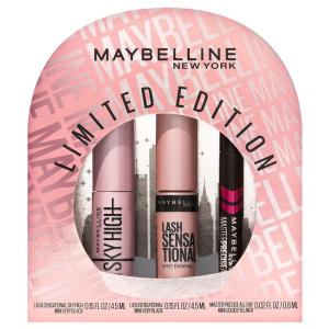 imageMaybelline Great Lash Waterproof Mascara Volumizing Lengthening and LashDoubling Formula for Thicker Lashes Very Black 1 CountMINI MASCARA KIT