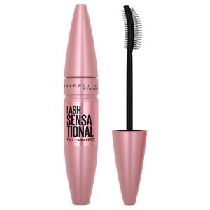 imageMaybelline Lash Sensational Washable Mascara Lengthening and Volumizing for a Full Fan Effect Blackest Black 1 CountVERY BLACK