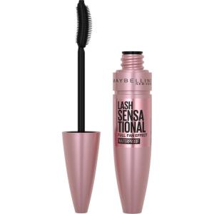 imageMaybelline Lash Sensational Waterproof Mascara Lengthening and Volumizing for a Full Fan Effect Brownish Black 1 CountVERY BLACK