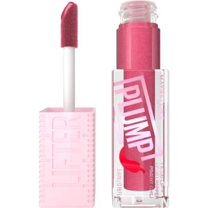 imageMAYBELLINE Lifter Gloss Lifter Plump Plumping Lip Gloss with Chili Pepper and 5 MaxiLip Pink Sting Sheer Bubblegum Pink 1 Count2 MAUVE BITE