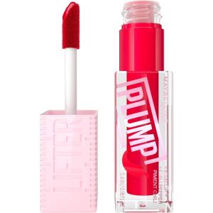 imageMAYBELLINE Lifter Gloss Lifter Plump Plumping Lip Gloss with Chili Pepper and 5 MaxiLip Pink Sting Sheer Bubblegum Pink 1 Count4 RED FLAG