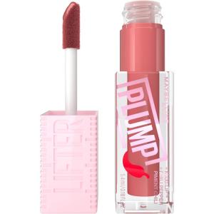 imageMAYBELLINE Lifter Gloss Lifter Plump Plumping Lip Gloss with Chili Pepper and 5 MaxiLip Pink Sting Sheer Bubblegum Pink 1 Count5 PEACH FEVER