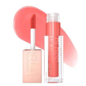 imageMaybelline New York Lifter Gloss Hydrating Lip Gloss with Hyaluronic Acid Sweetheart Sheer Red 1 CountPEACH RING
