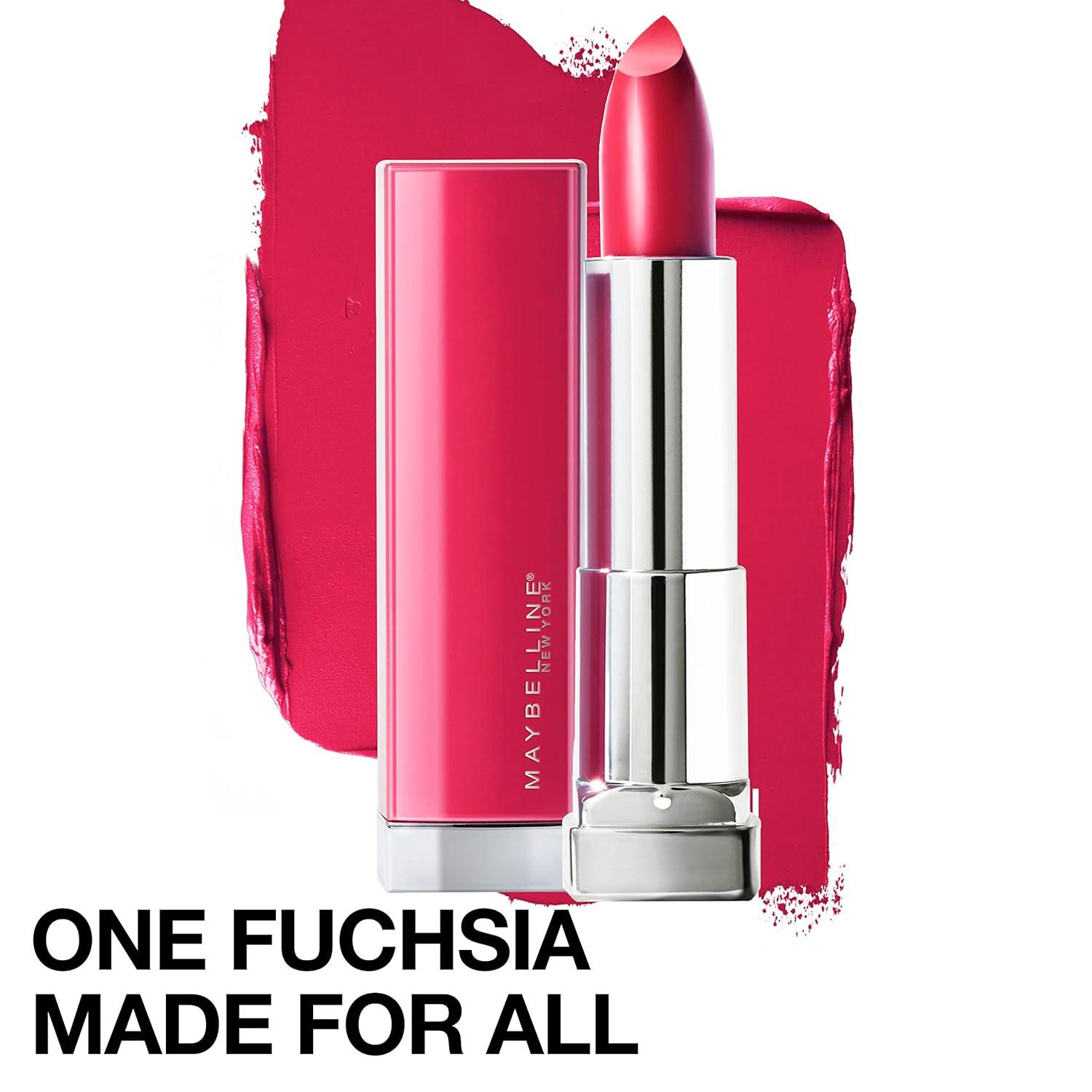 imageMaybelline Color Sensational Made for All Lipstick Crisp Lip Color ampamp Hydrating Formula Pink For Me Nude Pink 1 Count379 FUCHSIA FOR ME