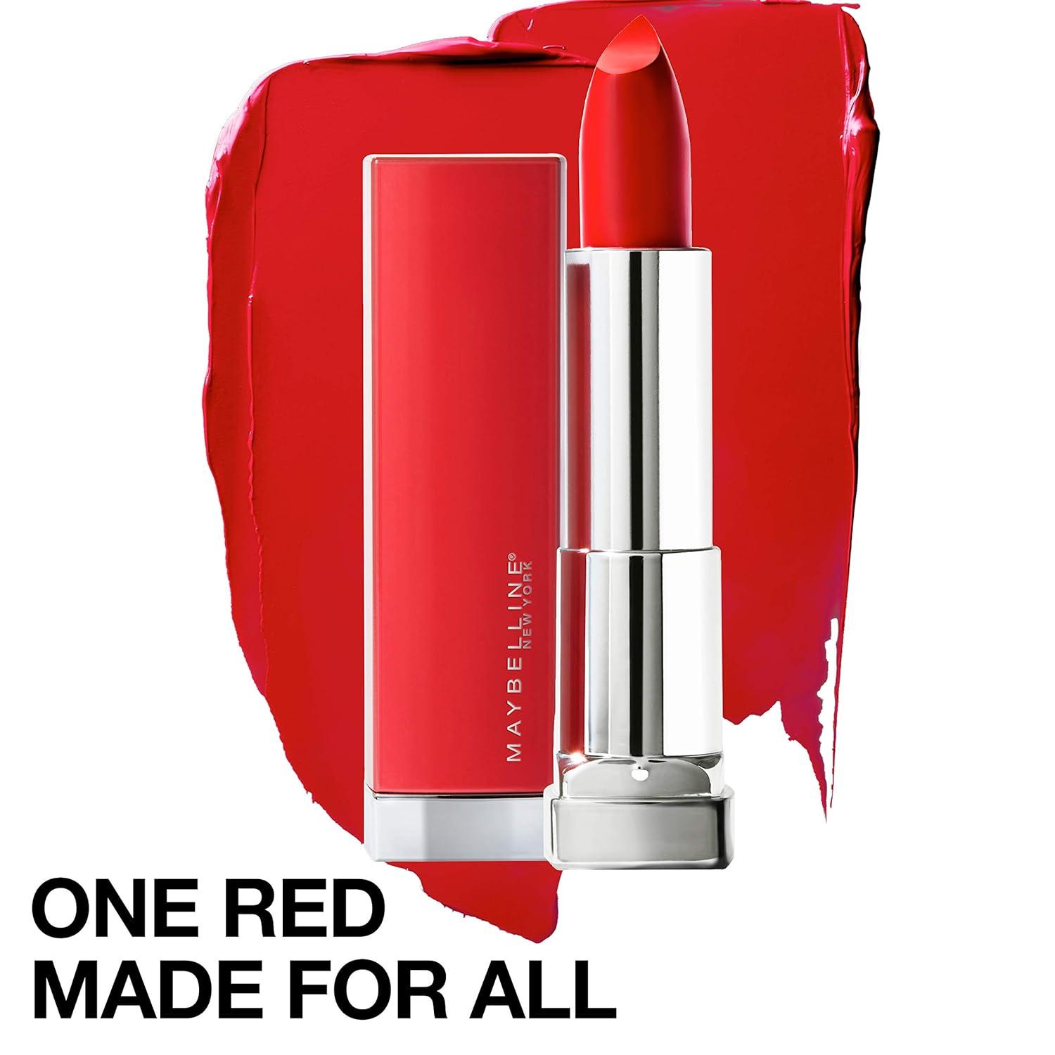 imageMaybelline Color Sensational Made for All Lipstick Crisp Lip Color ampamp Hydrating Formula Pink For Me Nude Pink 1 Count382 RED FOR ME