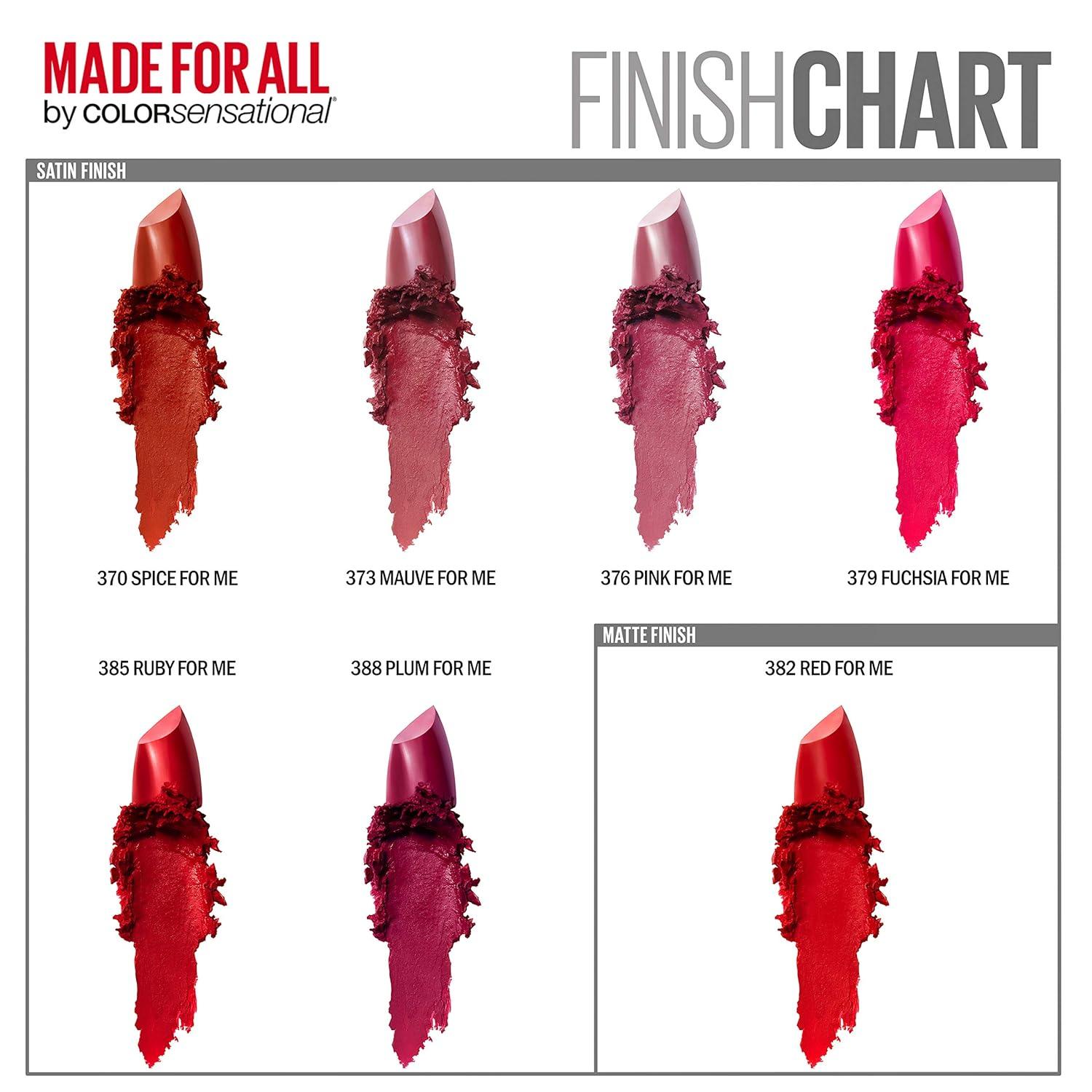 imageMaybelline Color Sensational Made for All Lipstick Crisp Lip Color ampamp Hydrating Formula Pink For Me Nude Pink 1 CountSPICE FOR ME