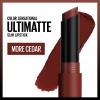imageMaybelline Color Sensational Ultimatte Matte Lipstick NonDrying Intense Color Pigment More Blush Rose Pink 1 Count188 MORE CEDAR