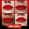 imageMaybelline Color Sensational Ultimatte Matte Lipstick NonDrying Intense Color Pigment More Blush Rose Pink 1 Count299 MORE SCARLET