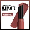 imageMaybelline Color Sensational Ultimatte Matte Lipstick NonDrying Intense Color Pigment More Blush Rose Pink 1 Count388 MORE MOCHA