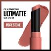imageMaybelline Color Sensational Ultimatte Matte Lipstick NonDrying Intense Color Pigment More Blush Rose Pink 1 Count488 MORE STONE