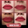 imageMaybelline Color Sensational Ultimatte Matte Lipstick NonDrying Intense Color Pigment More Blush Rose Pink 1 Count499 MORE BLUSH