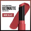 imageMaybelline Color Sensational Ultimatte Matte Lipstick NonDrying Intense Color Pigment More Blush Rose Pink 1 Count988 MORE BLAZE