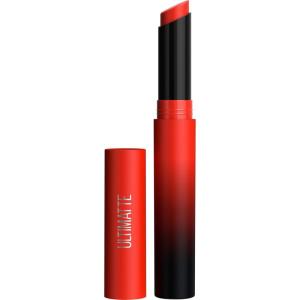 imageMaybelline Color Sensational Ultimatte Matte Lipstick NonDrying Intense Color Pigment More Blush Rose Pink 1 Count299 MORE SCARLET
