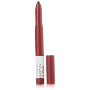 imageMaybelline Super Stay Ink Crayon Lipstick Makeup Precision Tip Matte Lip Crayon with Builtin Sharpener Longwear Up To 8Hrs Lead The Way Pink Beige 1 Count55 MAKE IT HAPPEN
