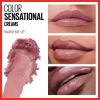 imageMaybelline New York Color Sensational Lipstick Lip Makeup Matte Finish Hydrating Lipstick Nude Pink Red Plum Lip Color Touch Of Spice 1 Count235 WARM ME UP